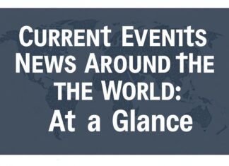 Dünya’da Güncel Olaylar ve Haberler: Bir Bakışta Current Events and News Around the World: At a Glance