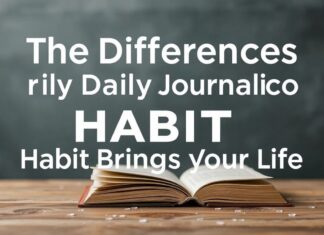 Günlük Yazı Tutma Alışkanlığının Yaşamınıza Getirdiği Farklar The Differences That the Daily Journaling Habit Brings to Your Life