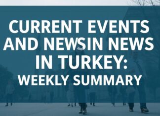 Türkiye’de Güncel Olaylar ve Haberler: Haftanın Özeti Current Events and News in Turkey: Weekly Summary