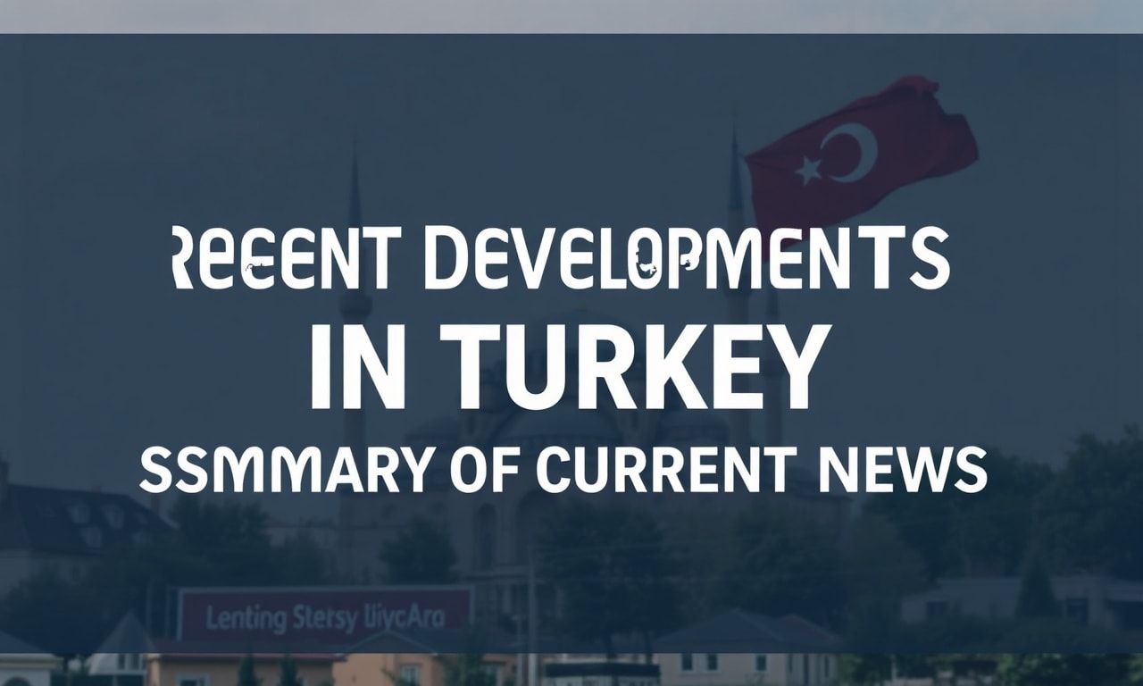 featured-t-rkiye-de-son-saatte-olanlar-g-ncel-haberler-zeti Recent Developments in Turkey: Summary of Current News