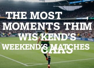 Bu Hafta Sonu Oynanan Maçların En Dikkat Çekici Anları The Most Notable Moments from This Weekend's Matches